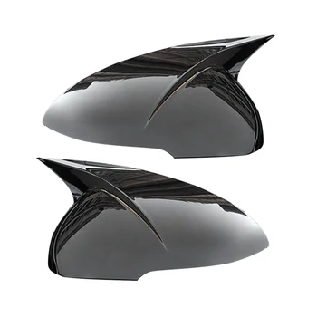 1 Пара новых корпусов для зеркал в виде мегафона на 2020 2021 2022 годы Kia K5 Kekul Зеркальная крышка с наклейками для дооснащения Глянцевый черный