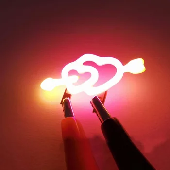 1pc 3V LED COB Edison Свеча с гибкой нитью Накаливания, Диодный Светильник, Украшение для Праздничной вечеринки с Любовным Письмом, Аксессуары для ламп DIY
