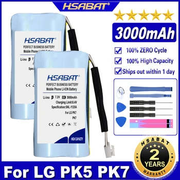 Аккумулятор HSABAT PK5 PK7 3000 мАч для LG PK5 PK7 Батареи беспроводных динамиков Bluetooth