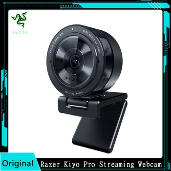Потоковая веб-камера Razer Kiyo Pro без сжатия 1080p 60 кадров в секунду - Высокопроизводительный адаптивный датчик освещенности - С поддержкой HDR-технологии - Быстрый USB 3.0