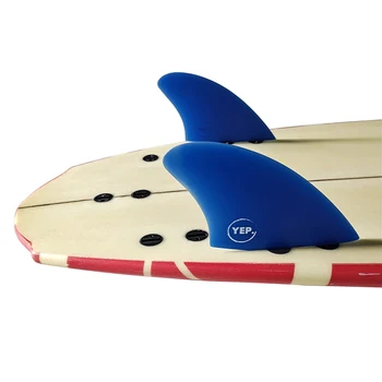 Комплект килевых плавников UPSURF FCS для серфинга (2 плавника) Высокоэффективные Стеклопластиковые Кили для серфинга на шортборде, Funboard Twins K2 Fin